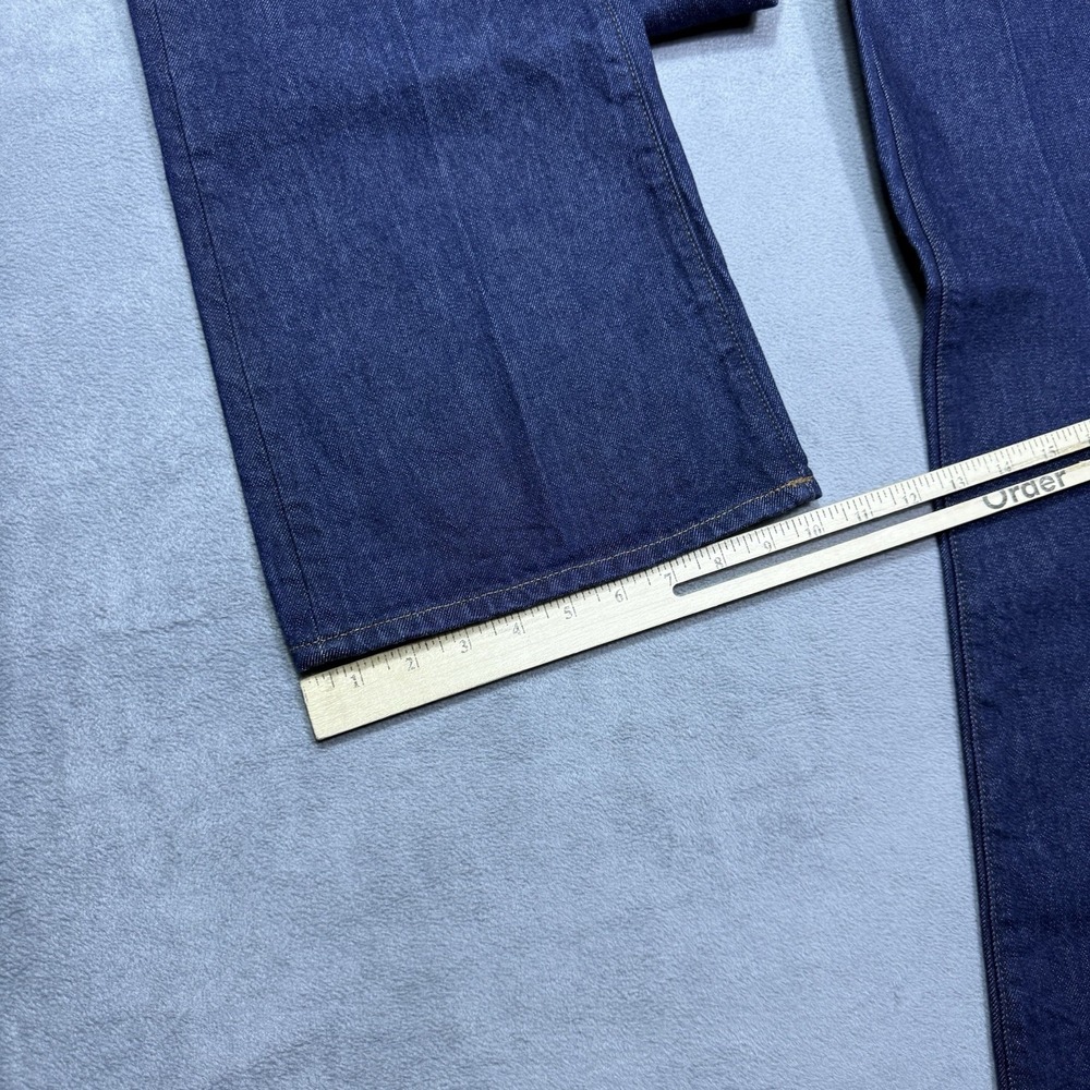 Madewell High-Rise Wide-Leg Jeans in Deep Indigo Blue - Picture 8 of 8